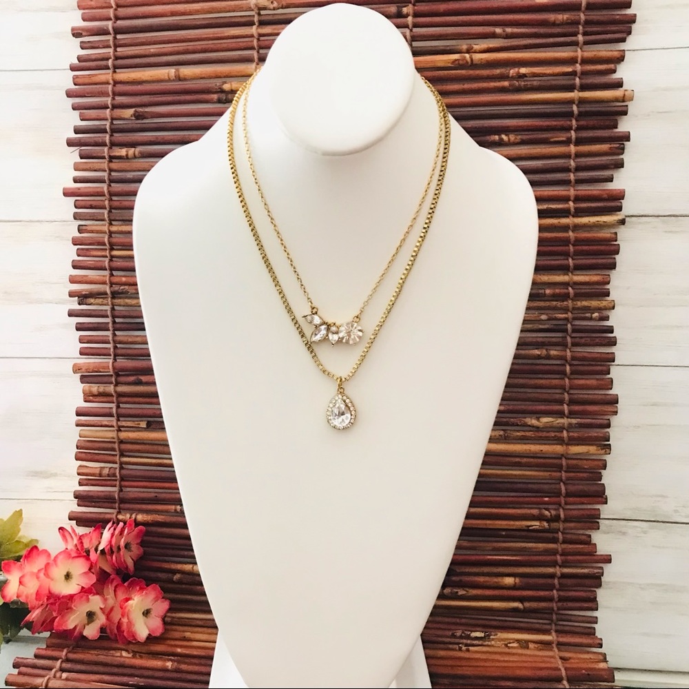 Erickson Beamon Rocks Rhinestone Necklace - Picture 3 of 9